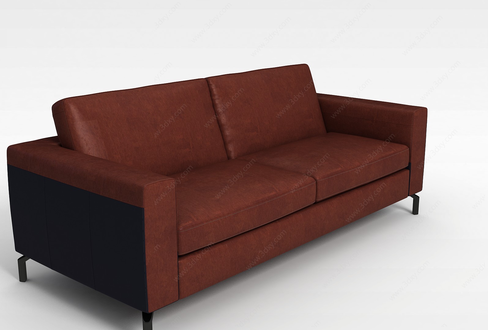 休闲扶手沙发3D模型