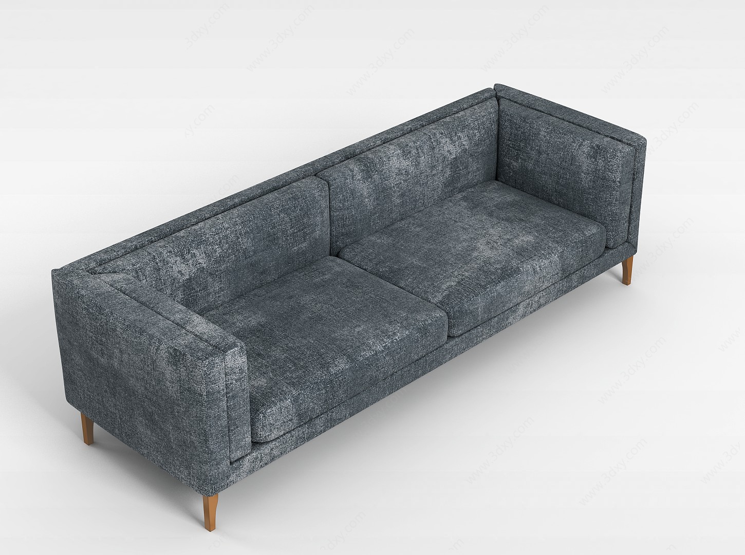 灰色休闲沙发3D模型