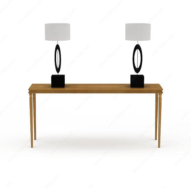 客厅简易桌子3D模型