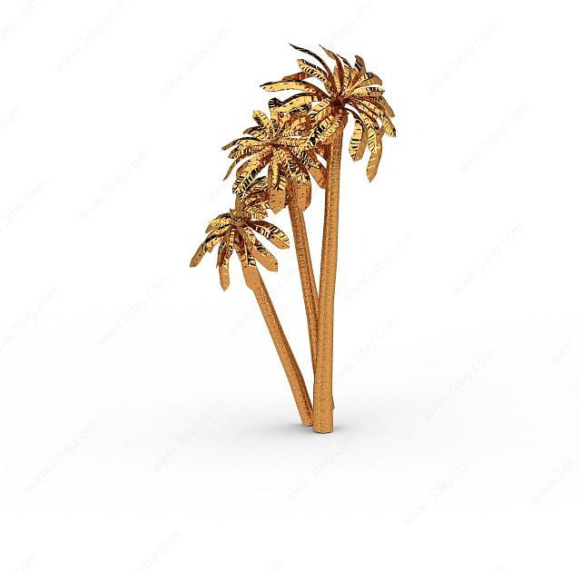 植物饰品3D模型