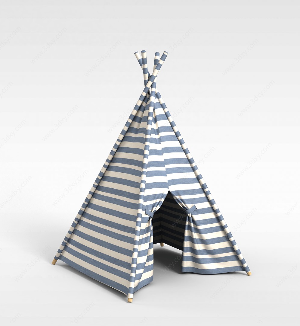 儿童房帐篷3D模型