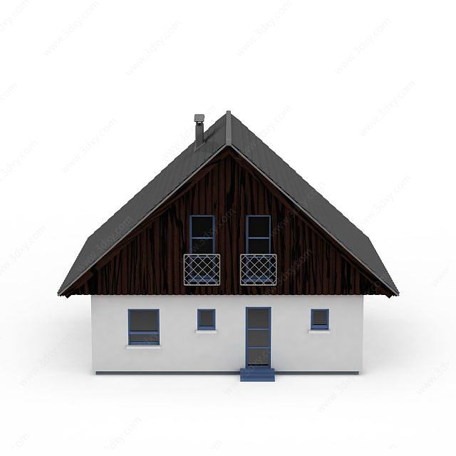 家庭木屋3D模型
