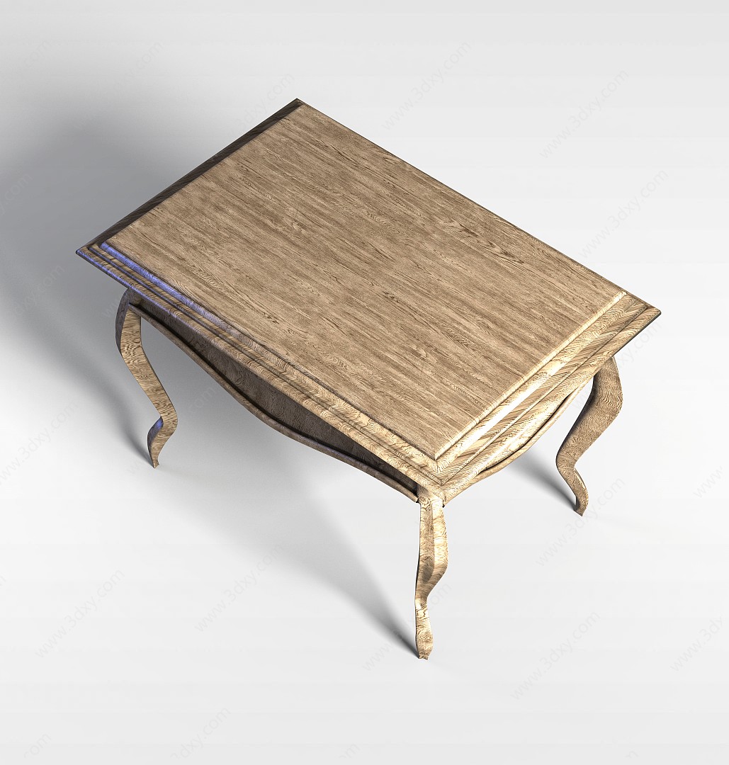 复古桌子3D模型