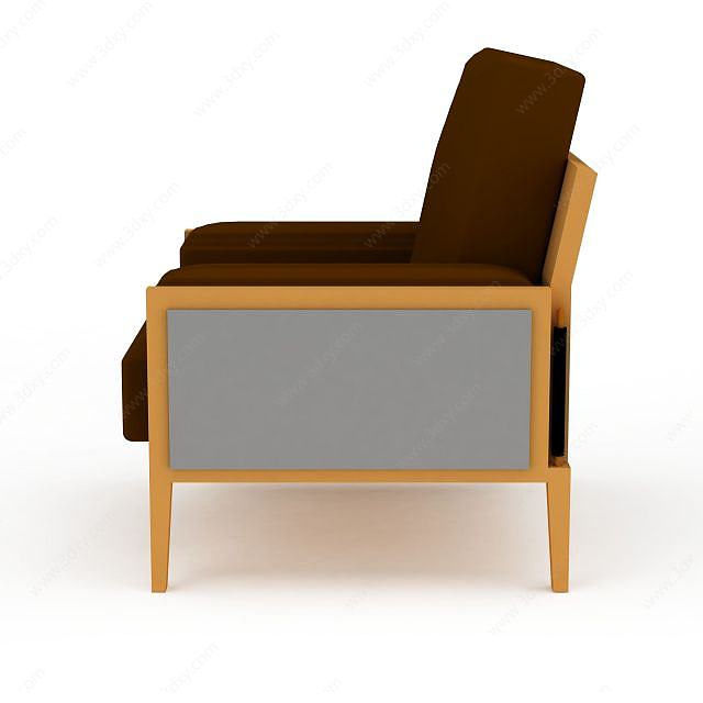 舒适沙发椅3D模型