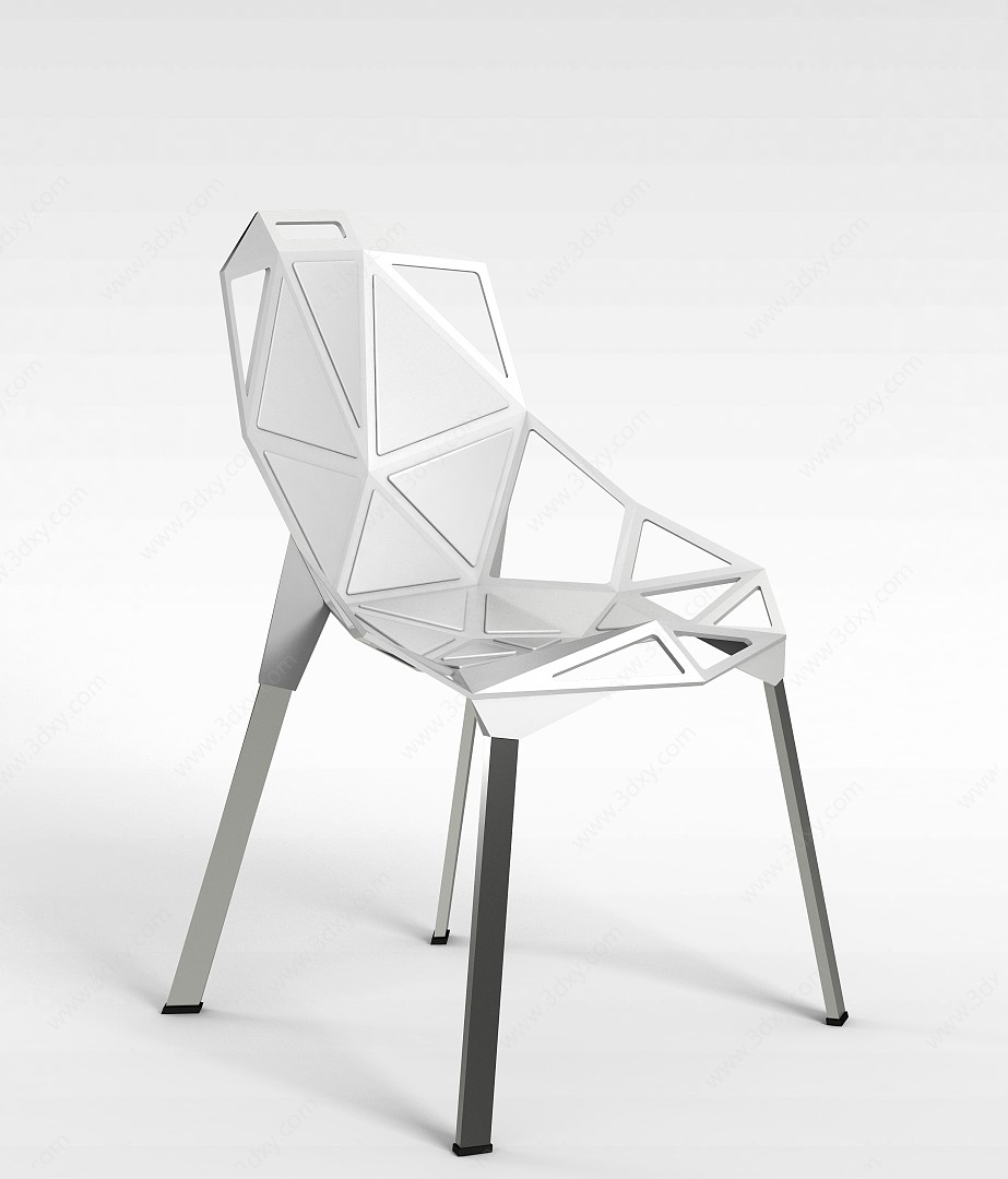 镂空创意椅子3D模型