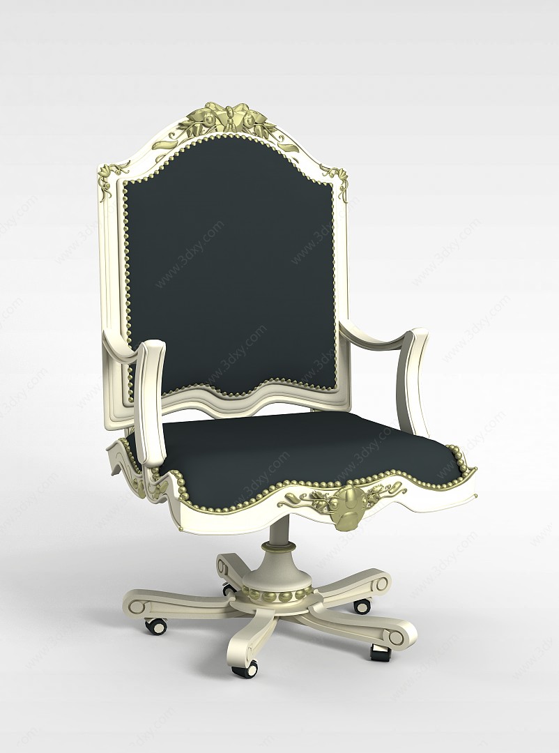 欧式转椅3D模型