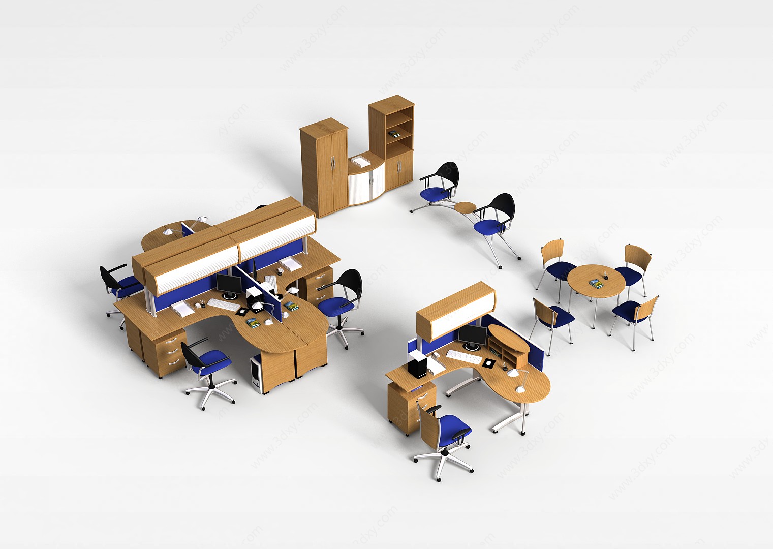 办公家具3D模型