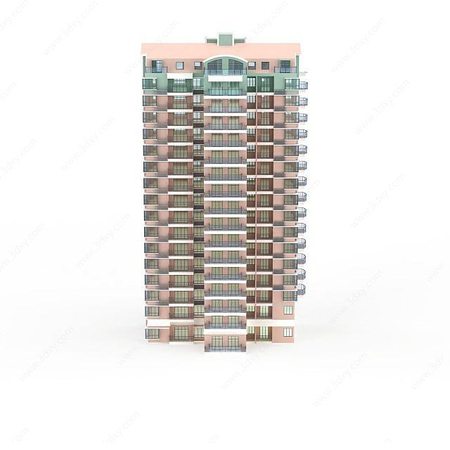 高层建筑楼房3D模型