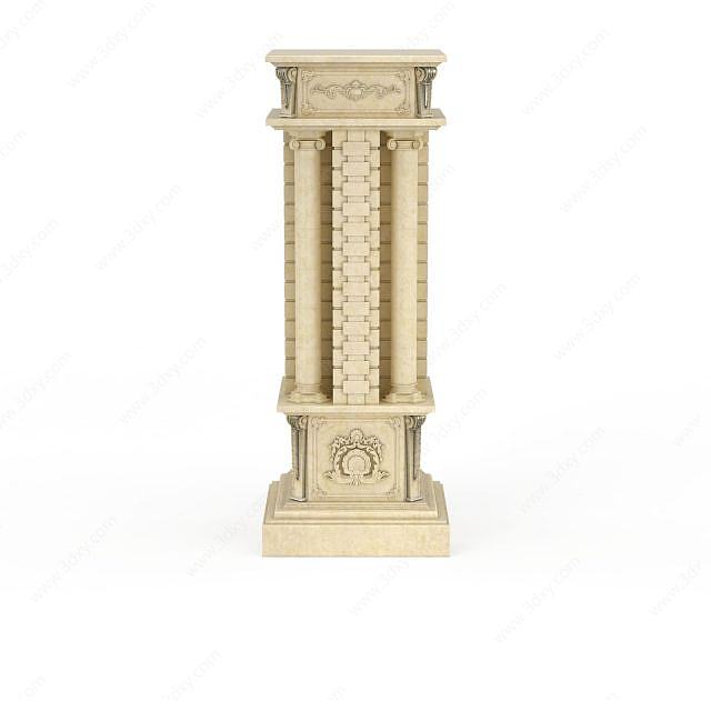 建筑柱子3D模型