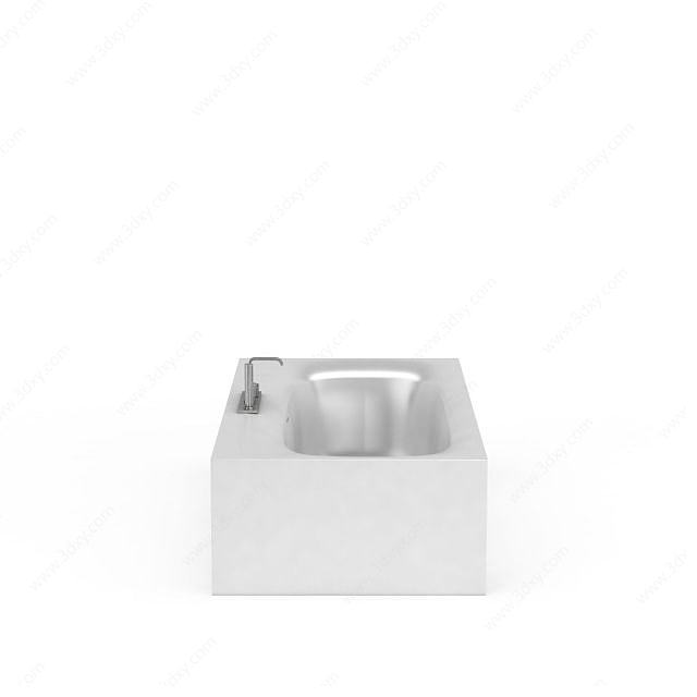 方形浴缸3D模型