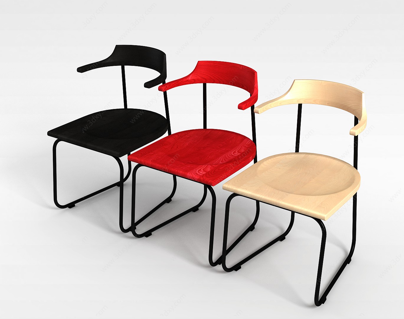 简易休息椅3D模型