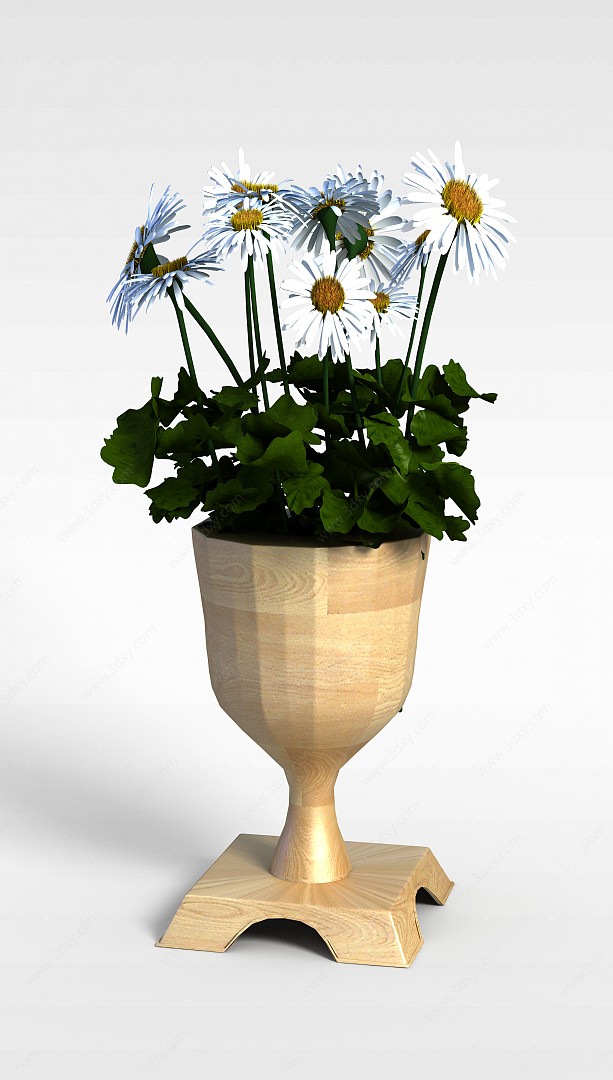 花盆3D模型