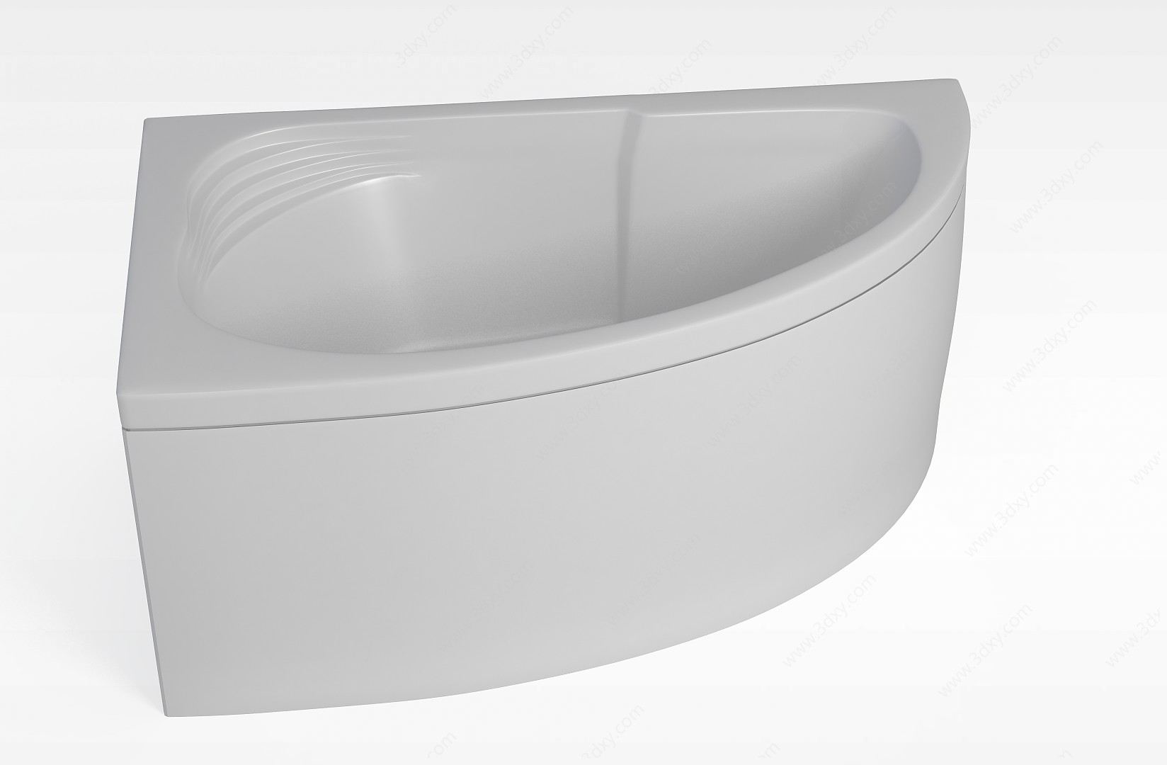 扇形浴缸3D模型