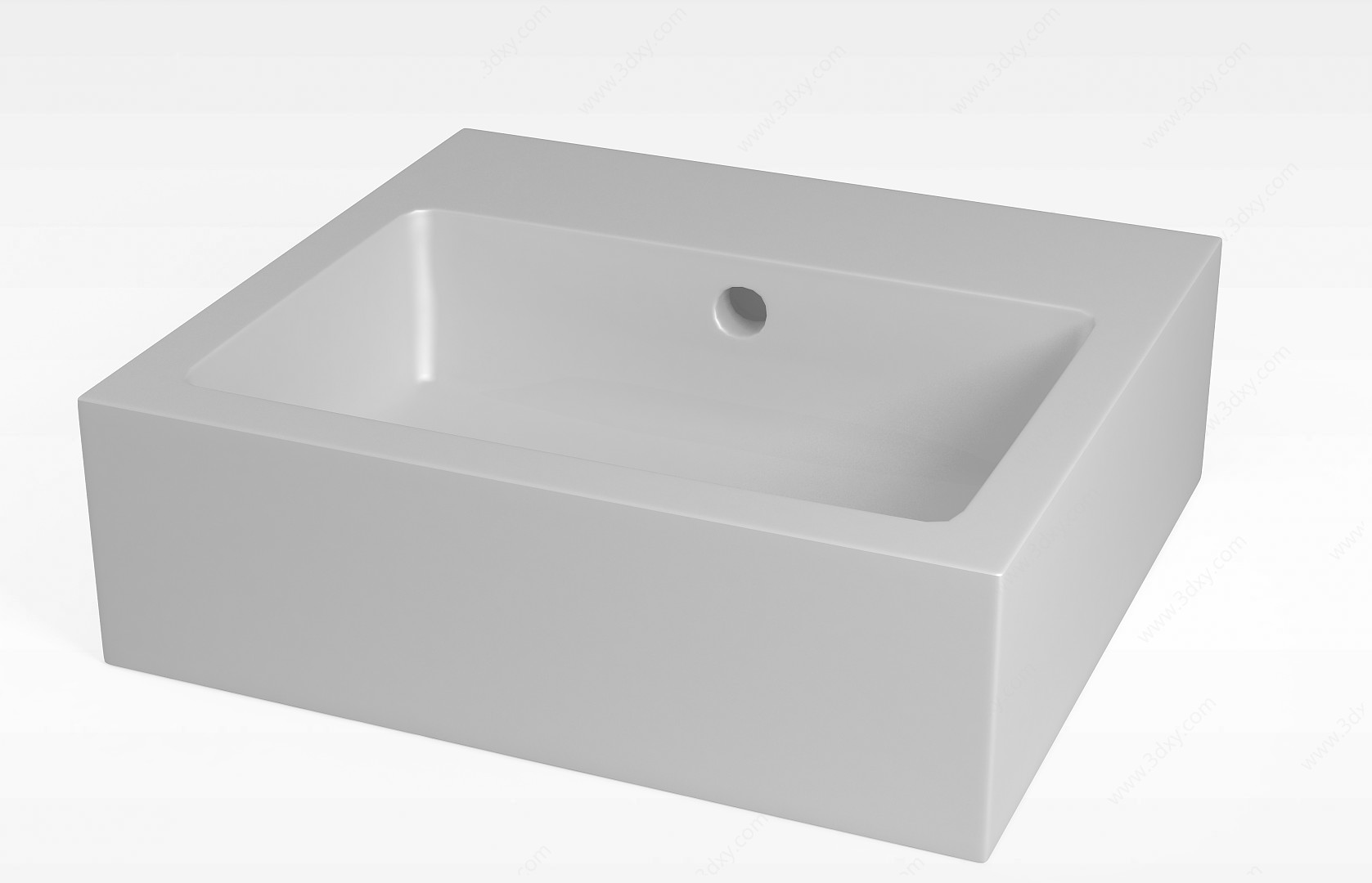 方形小浴缸3D模型