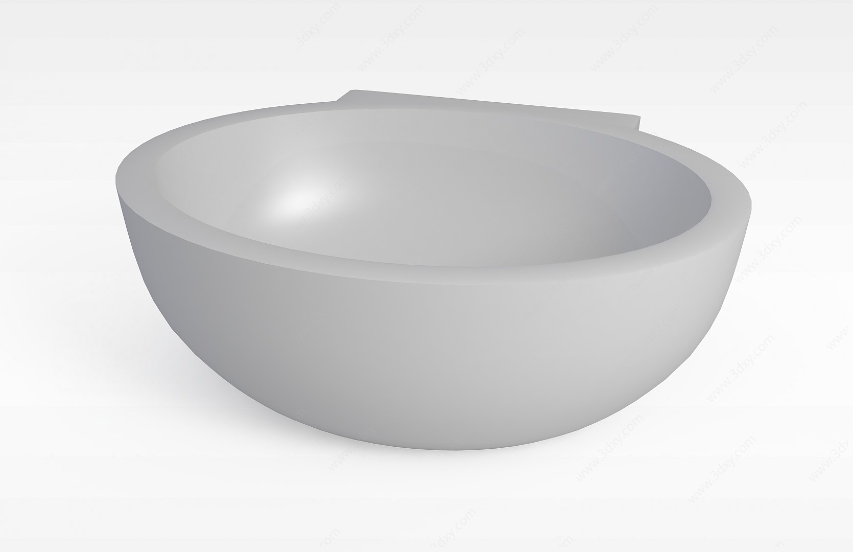 圆浴缸3D模型