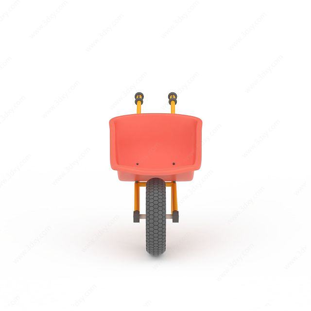 儿童独轮车3D模型