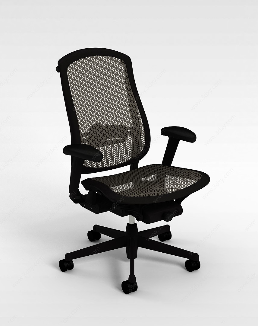 办公转椅3D模型