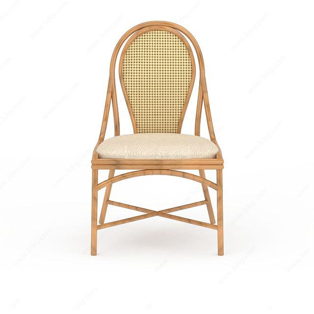 编织椅子3D模型