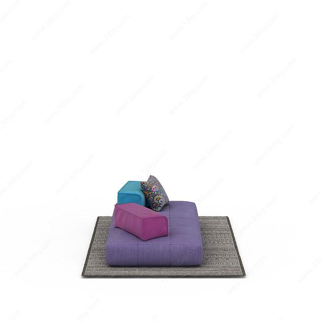 布艺懒人沙发3D模型