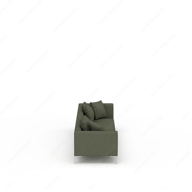现代极简主义沙发3D模型