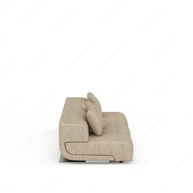现代精品布艺沙发3D模型