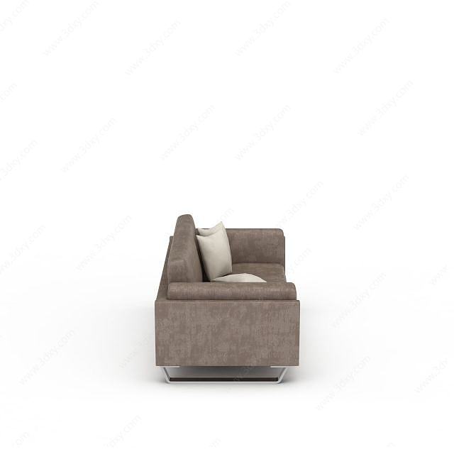 客厅扶手沙发3D模型