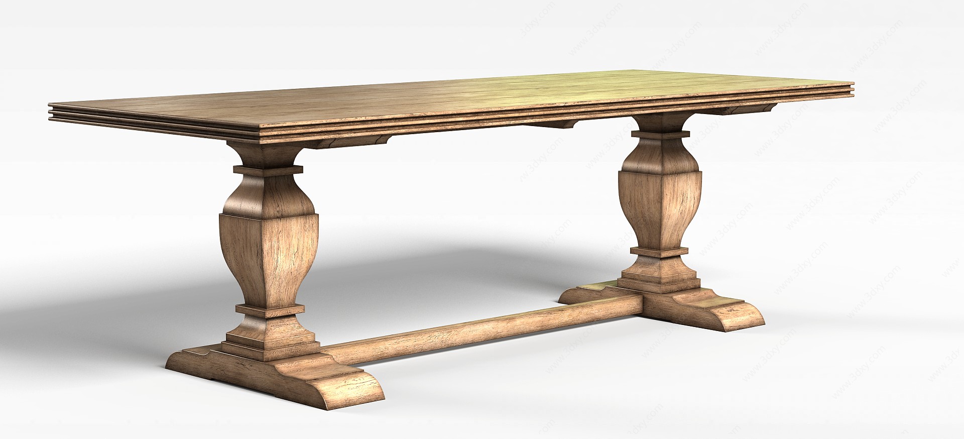 中式复古桌子3D模型