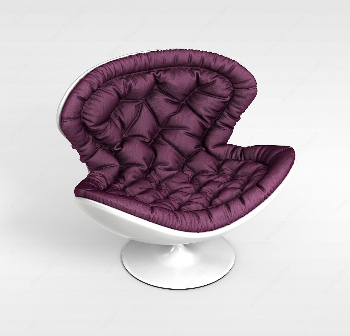 时尚舒适沙发椅3D模型