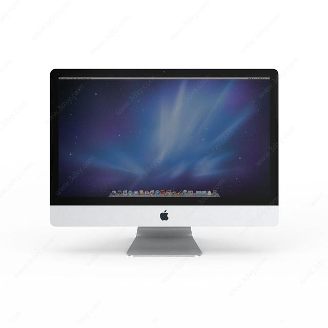 苹果电子设备iMac273D模型