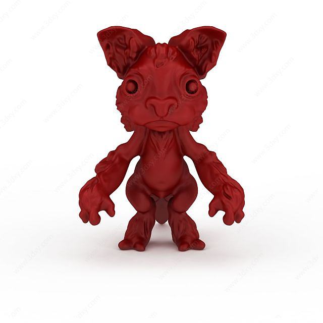 红色小妖3D模型