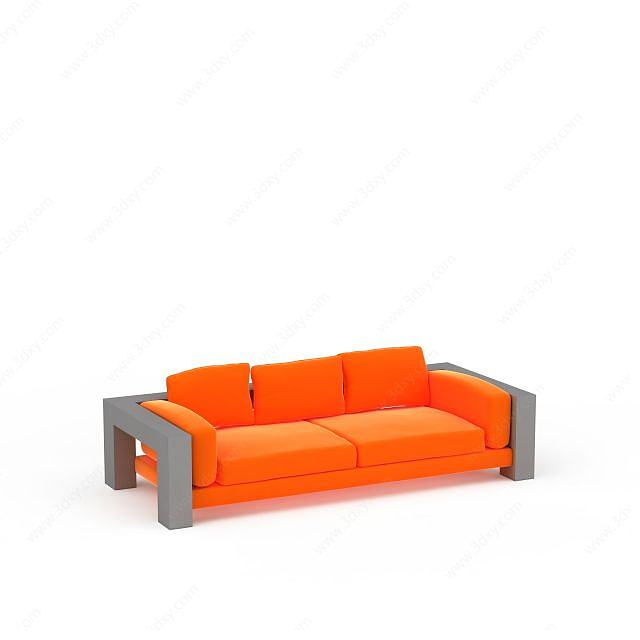 宜家双人沙发3D模型