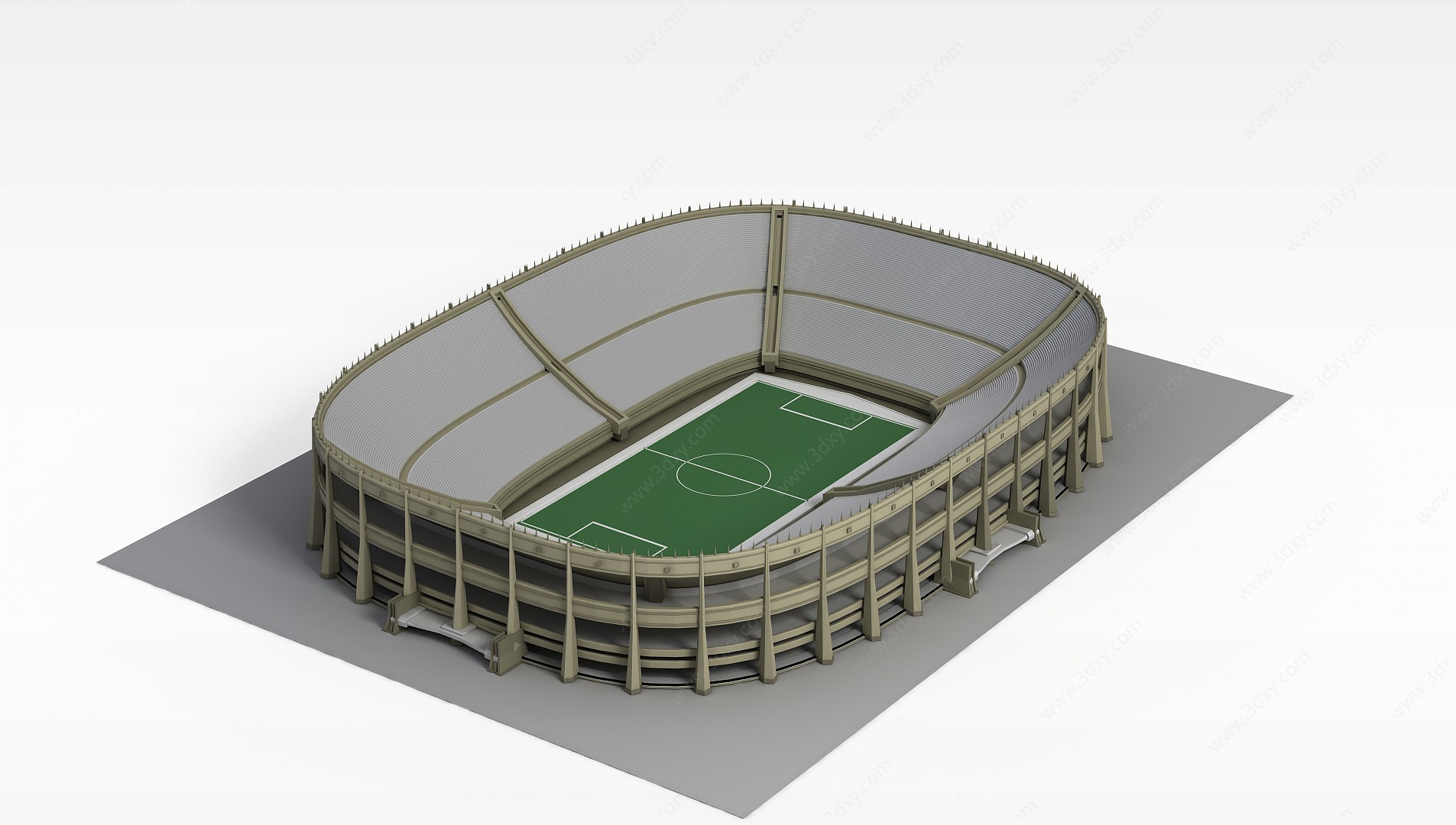 体育场建筑3D模型