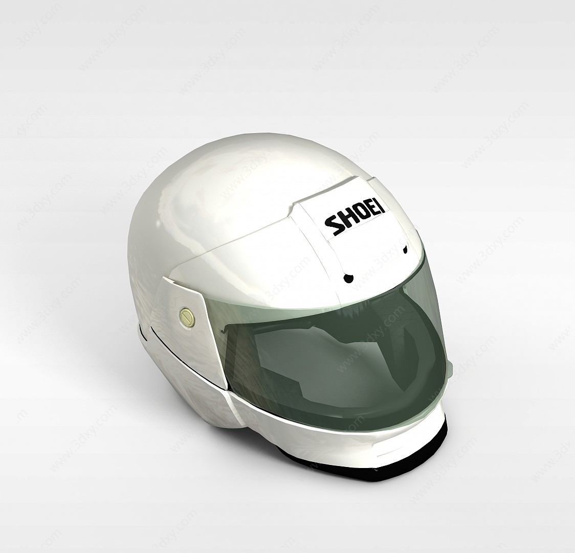 赛车运动头盔3D模型
