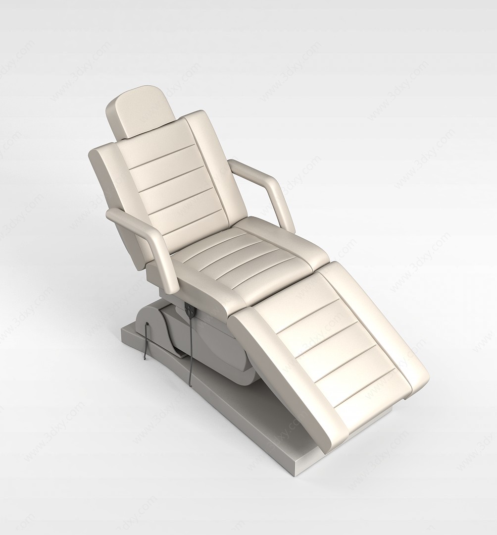 高级皮质按摩椅3D模型