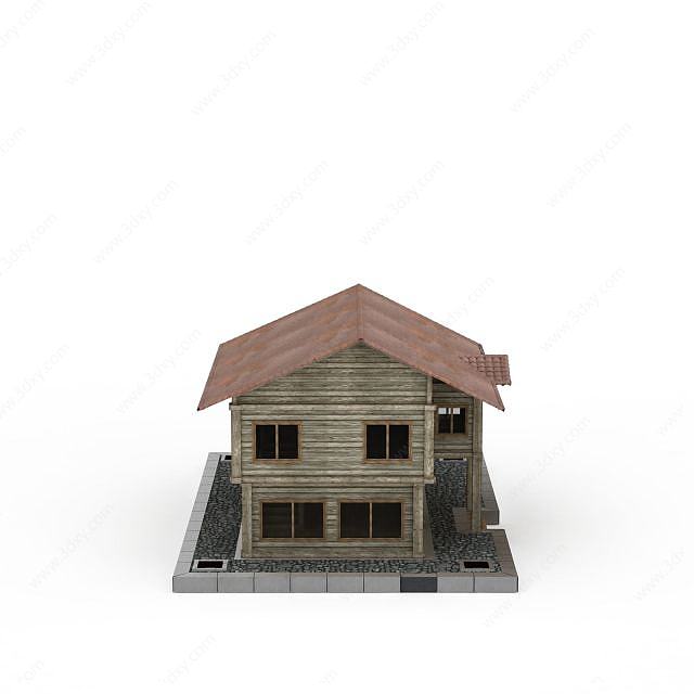 泰式木屋别墅3D模型