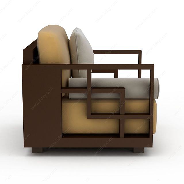 沙发单人沙发3D模型