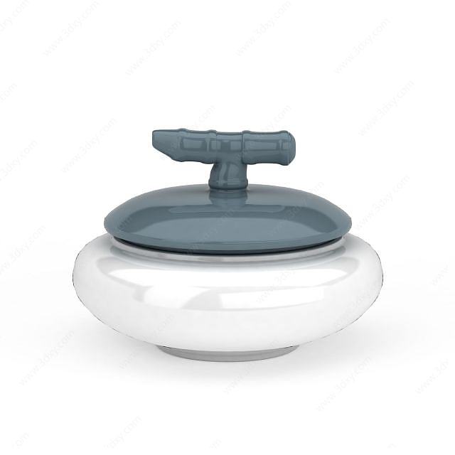 密封陶罐3D模型