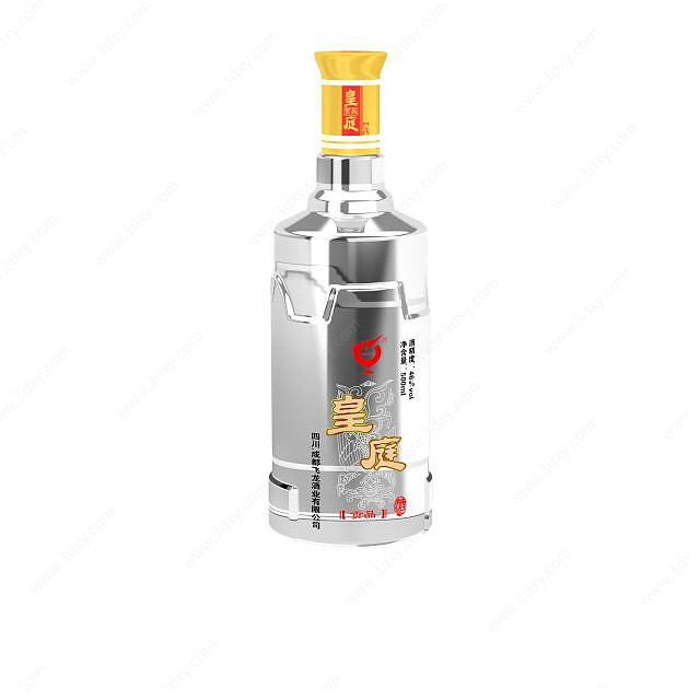 皇庭白酒瓶3D模型