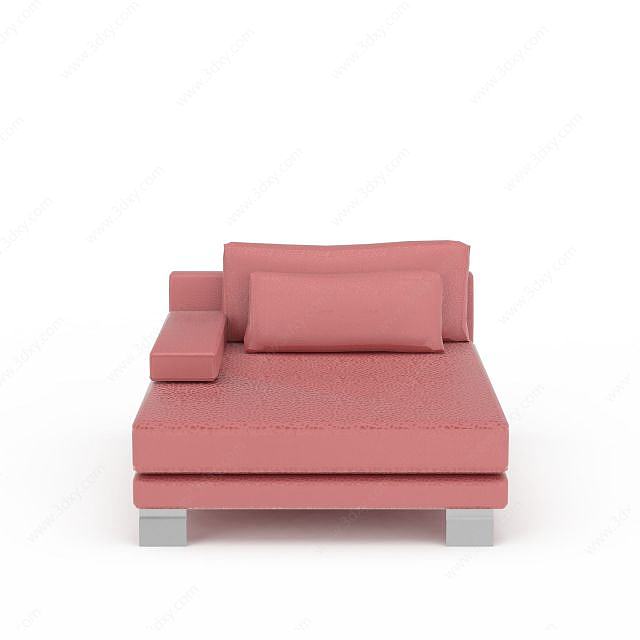 单人沙发床3D模型