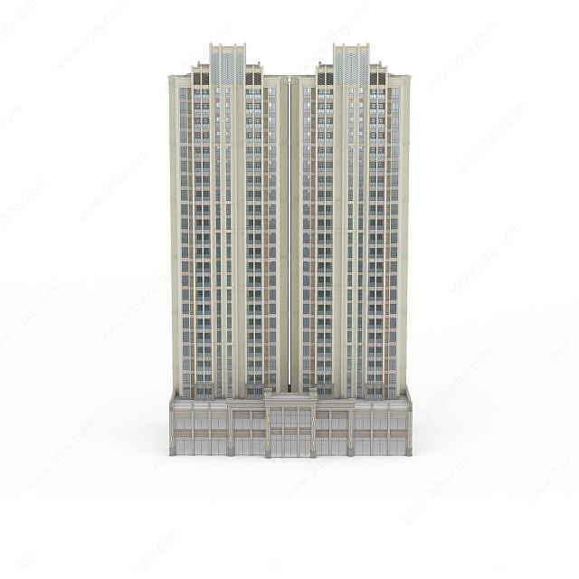 现代大楼3D模型