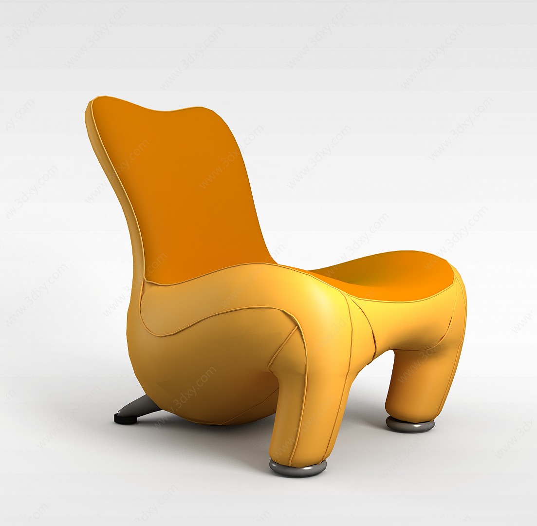 创意三脚沙发椅3D模型