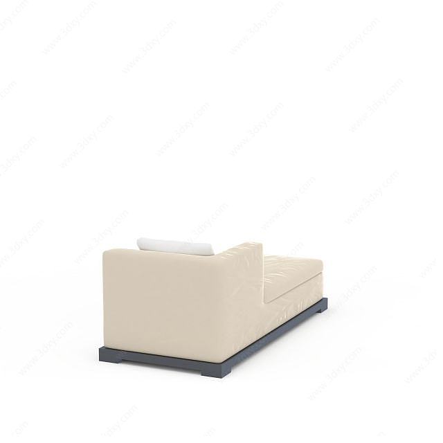 转角沙发床3D模型