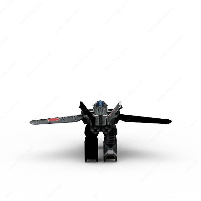 红色警戒游戏装备飞机3D模型