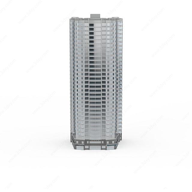 高层建筑大厦3D模型