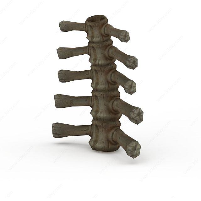 剑灵游戏元素骨头3D模型