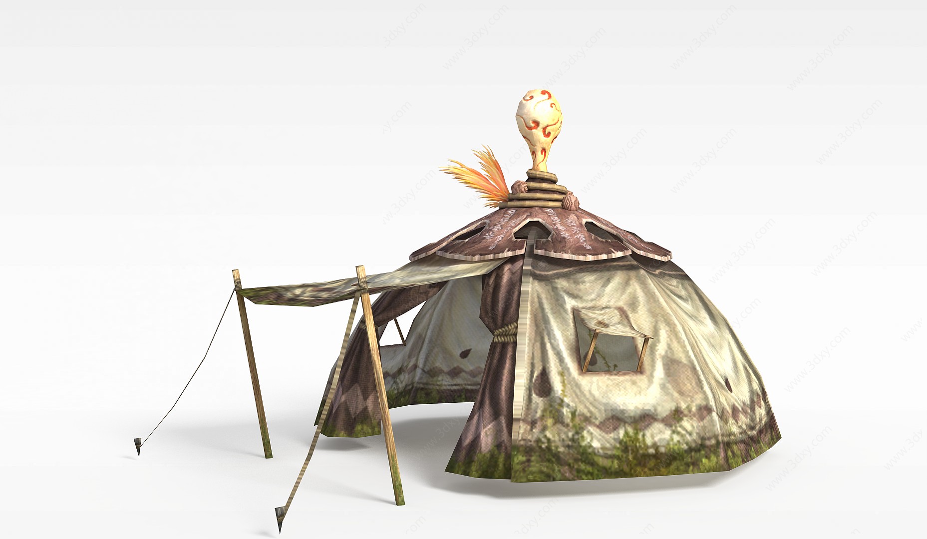 剑灵场景帐篷3D模型