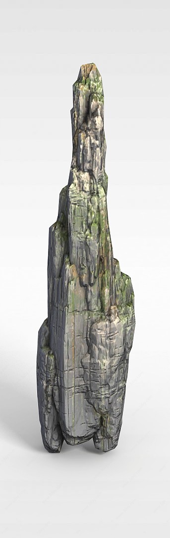 剑灵场景模型石头3D模型