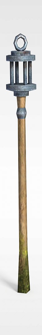 剑灵道具装备手杖3D模型