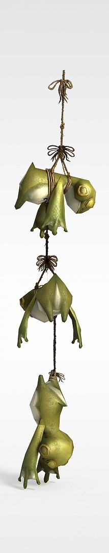 剑灵元素吊着的小青蛙3D模型