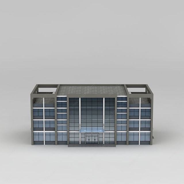 现代综合办公楼3D模型